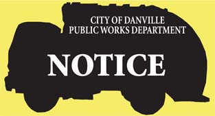Public Works trash truck graphic